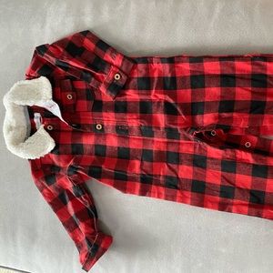 Mudpie buffalo plaid one piece
